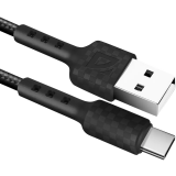 Кабель USB - USB Type-C, 1м, Defender F181 Black (87113BLA)