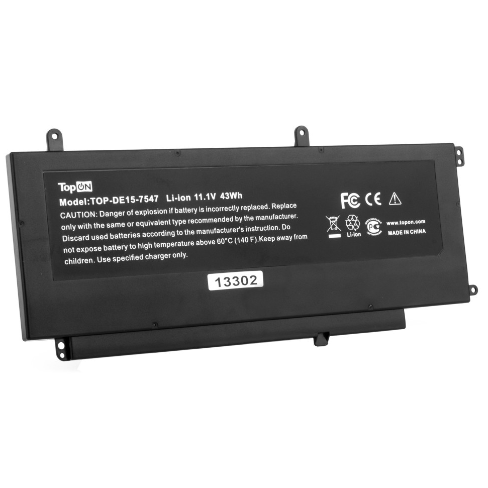Аккумулятор для ноутбука TopON TOP-DE15-7547