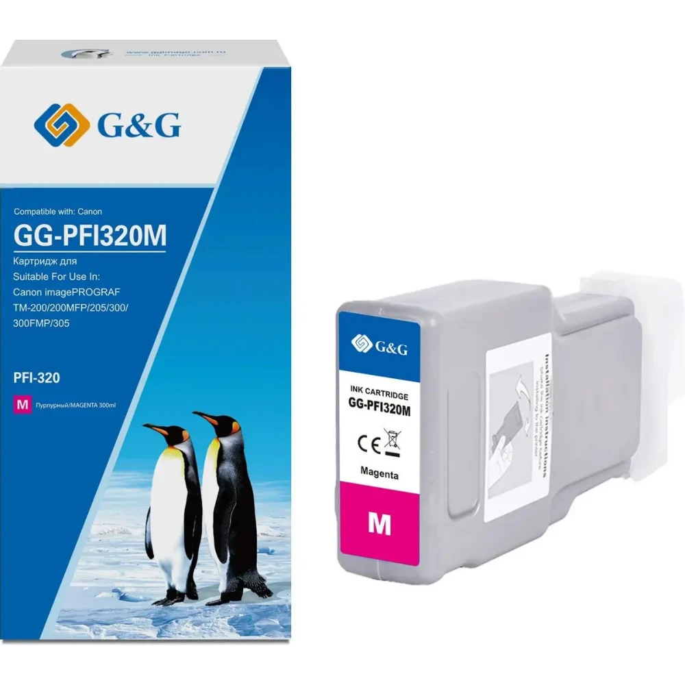 Картридж G&G GG-PFI320M Magenta