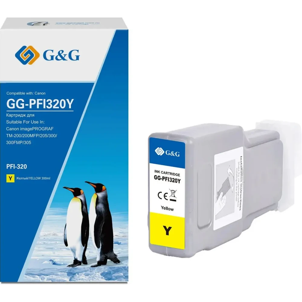 Картридж G&G GG-PFI320Y Yellow