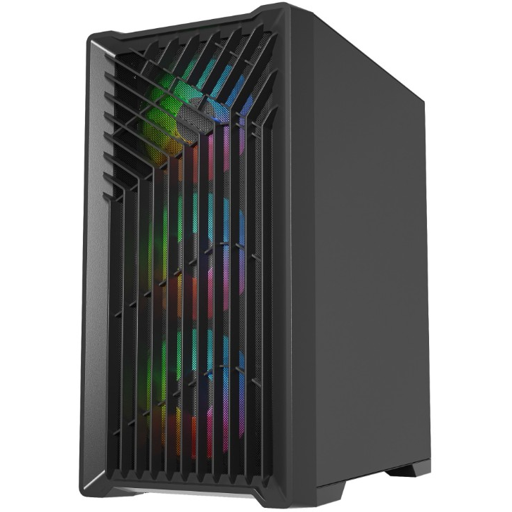 Корпус Powercase Mistral Micro X4B Black - CMMXB-L4 - фото 6