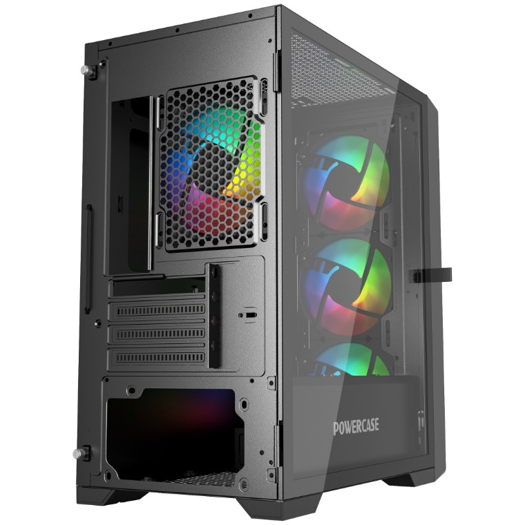 Корпус Powercase Mistral Micro X4B Black - CMMXB-L4 - фото 8