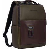 Рюкзак для ноутбука Piquadro Computer backpack 14" Green/Dark Brown (CA6289AP/VETM)
