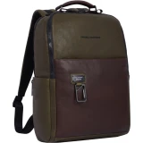 Рюкзак для ноутбука Piquadro Bike Laptop Backpack 15.6" Green/Dark Brown (CA4818AP) (CA4818AP/VETM)