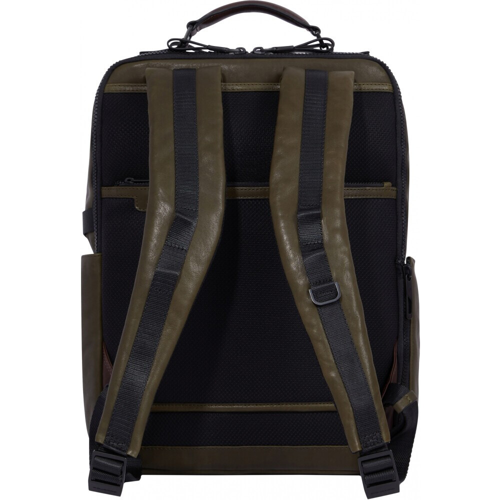 Рюкзак для ноутбука Piquadro Bike Laptop Backpack 15.6" Green/Dark Brown (CA4818AP) - CA4818AP/VETM - фото 3
