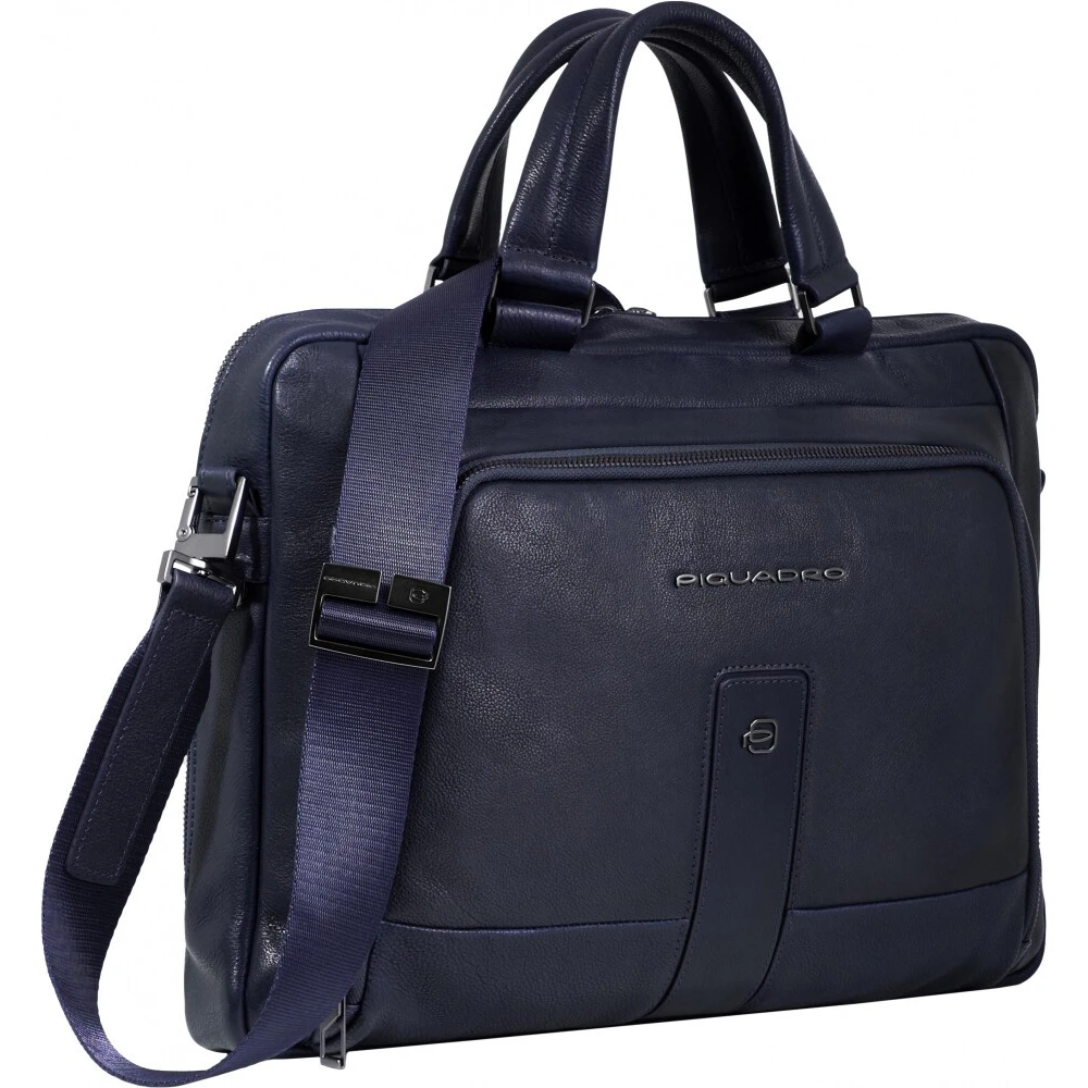 Сумка для ноутбука Piquadro Computer briefcase 14" Blue (CA4098S129/BLU) - фото 2