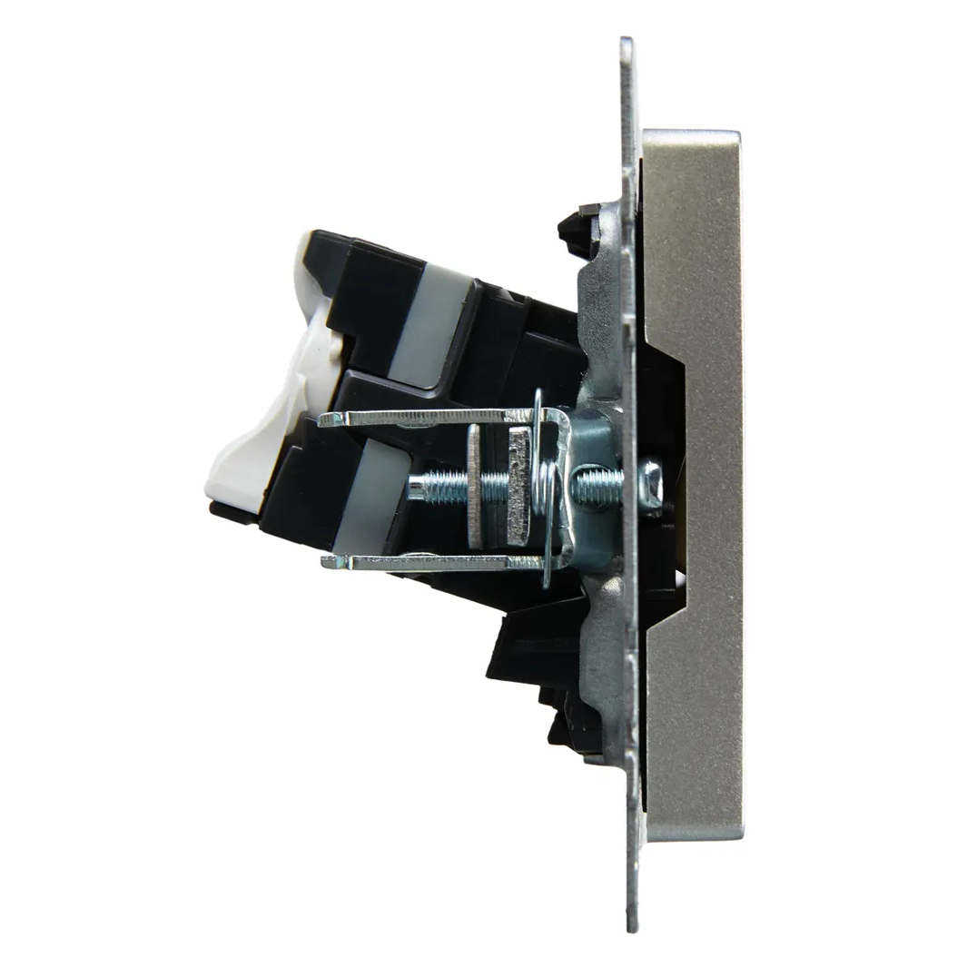 Розетка RJ-45 IEK BRITE BR-K20-1-K47 - фото 3