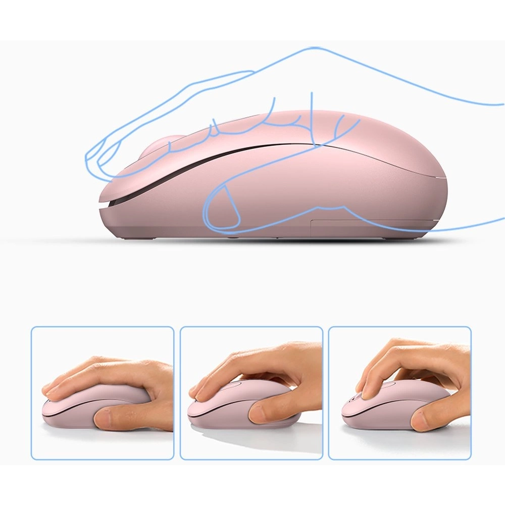 Мышь UGREEN MU105 Cherry Pink (90686) - фото 2