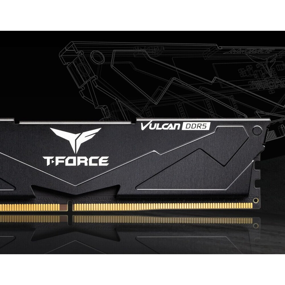 Оперативная память 32Gb DDR5 5600MHz Team T-Force Vulcan (FLBD532G5600HC36BDC01) (2x16Gb KIT) - фото 2