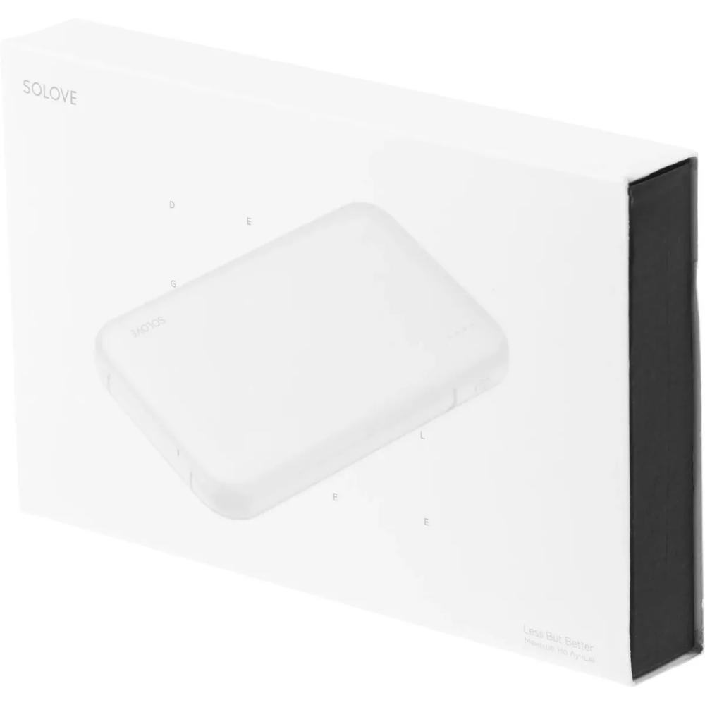 Внешний аккумулятор SOLOVE W7 White - фото 8