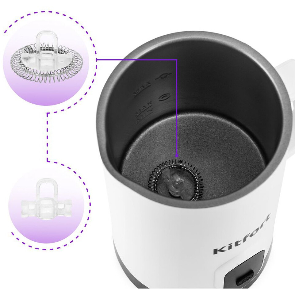 Вспениватель молока (капучинатор) Kitfort KT-7177 - КТ-7177 - фото 3