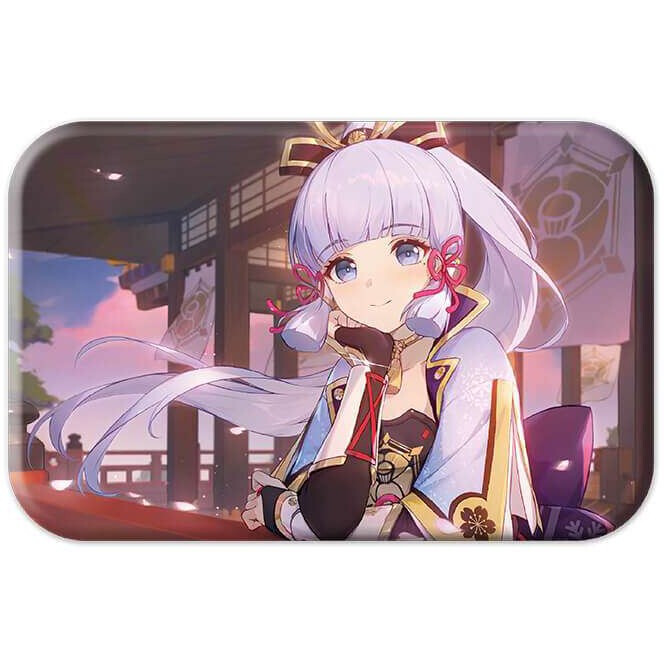 Значок miHoYo Genshin Impact 2023 Offline Genshin Event Square Kamisato Ayaka