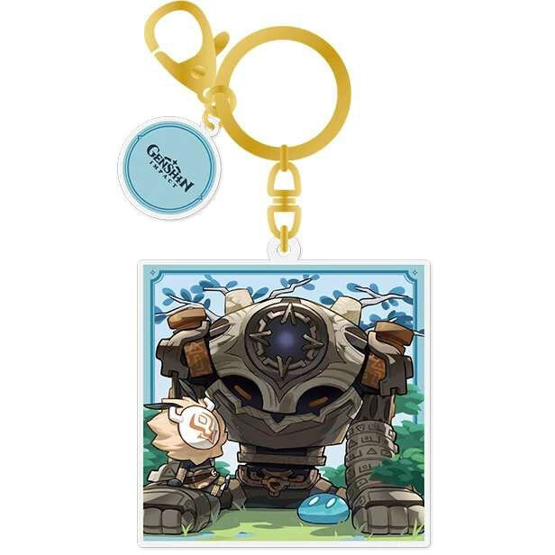 Брелок miHoYo Genshin Impact 2023 Fontaine Art Exhibit Chibi Expression Ruin Guard