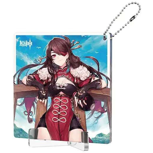 Брелок miHoYo Genshin Impact Coaster Strap Character Birthday Art Beidou