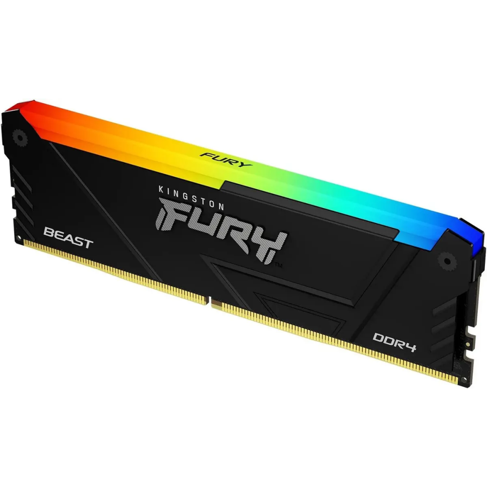Оперативная память 32Gb DDR4 2666MHz Kingston Fury Beast RGB (KF426C16BB2A/32) - фото 2