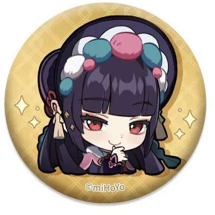 Значок miHoYo Genshin Impact Chibi Expressions Character Can Badge Yunjin