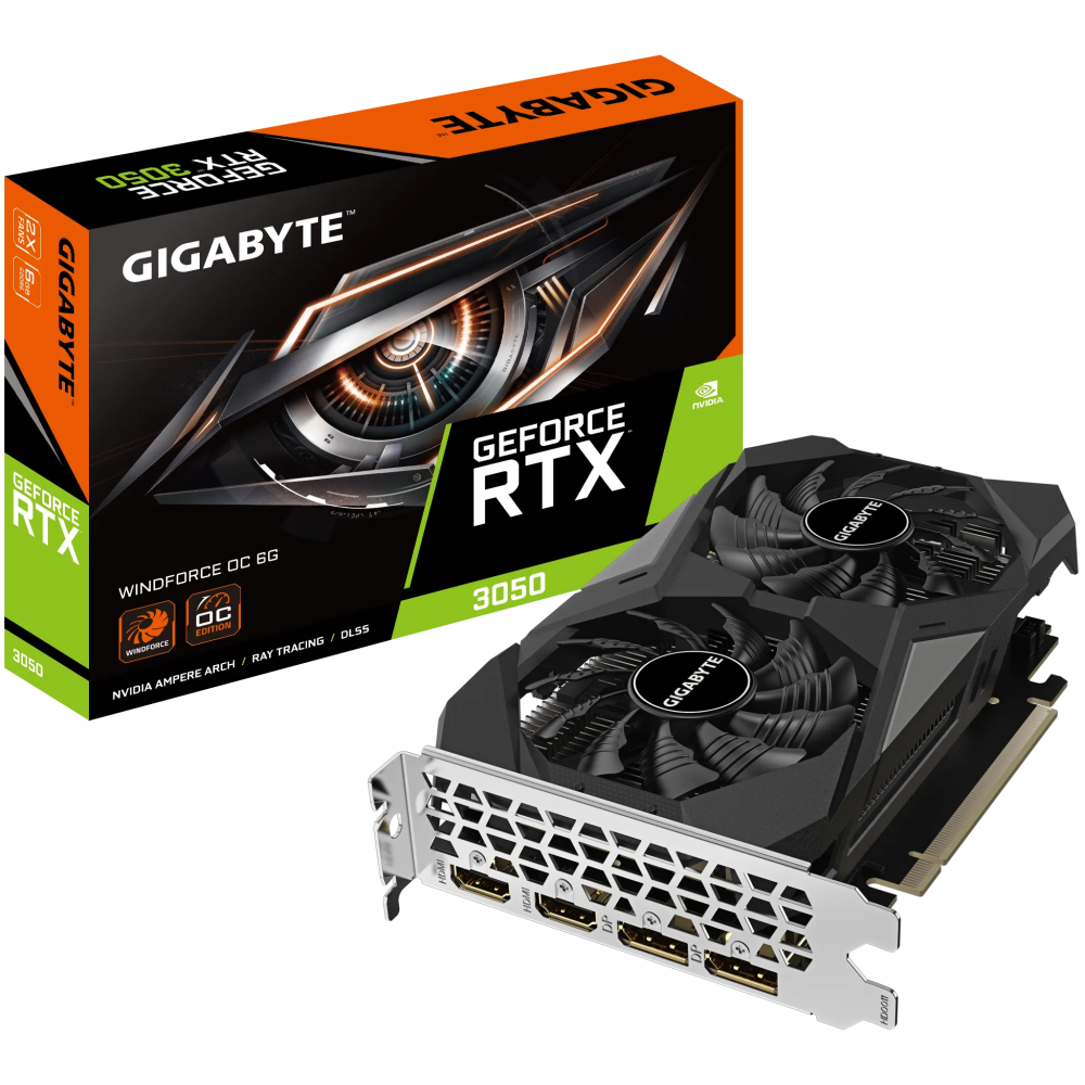 Видеокарта NVIDIA GeForce RTX 3050 Gigabyte OC 6Gb (GV-N3050WF2OC-6GD) - фото 7