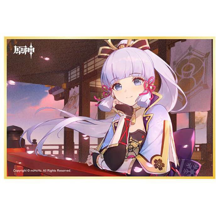 Стенд miHoYo Genshin Impact Signature Board (Shikishi) 2023 Offline Genshin Event Kamisato Ayaka