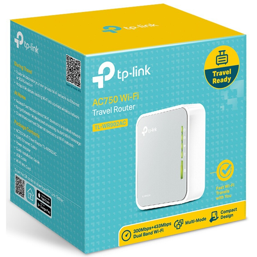 Wi-Fi маршрутизатор (роутер) TP-Link TL-WR902AC - фото 4