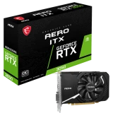 Видеокарта NVIDIA GeForce RTX 3050 MSI OC 8Gb (RTX 3050 AERO ITX 8G OCV1)