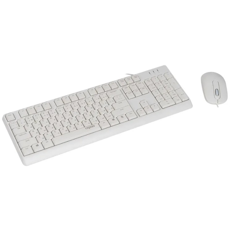 Клавиатура + мышь Rapoo X130PRO White - фото 2