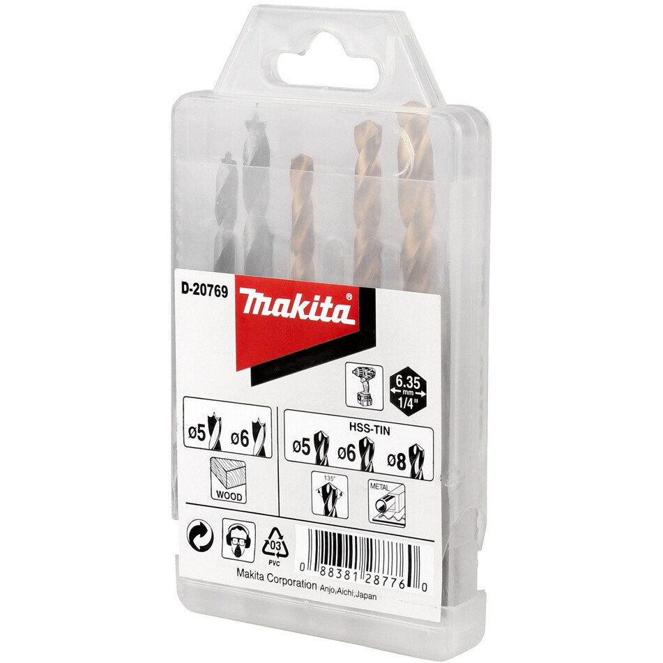 Набор свёрл Makita D-20769 - фото 3