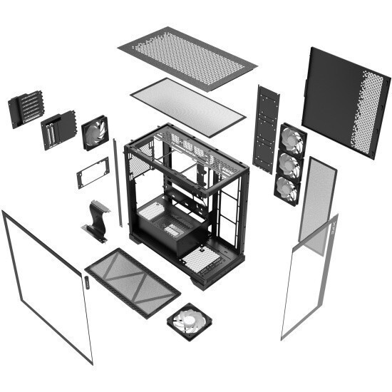 Корпус ADATA XPG INVADER X Black (INVADERXMT-BKCWW) - фото 6
