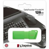 USB Flash накопитель 128Gb Kingston DataTraveler Exodia M Neon Green (KC-U2L128-7LG)