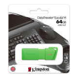 USB Flash накопитель 64Gb Kingston DataTraveler Exodia M Neon Green (KC-U2L64-7LG)