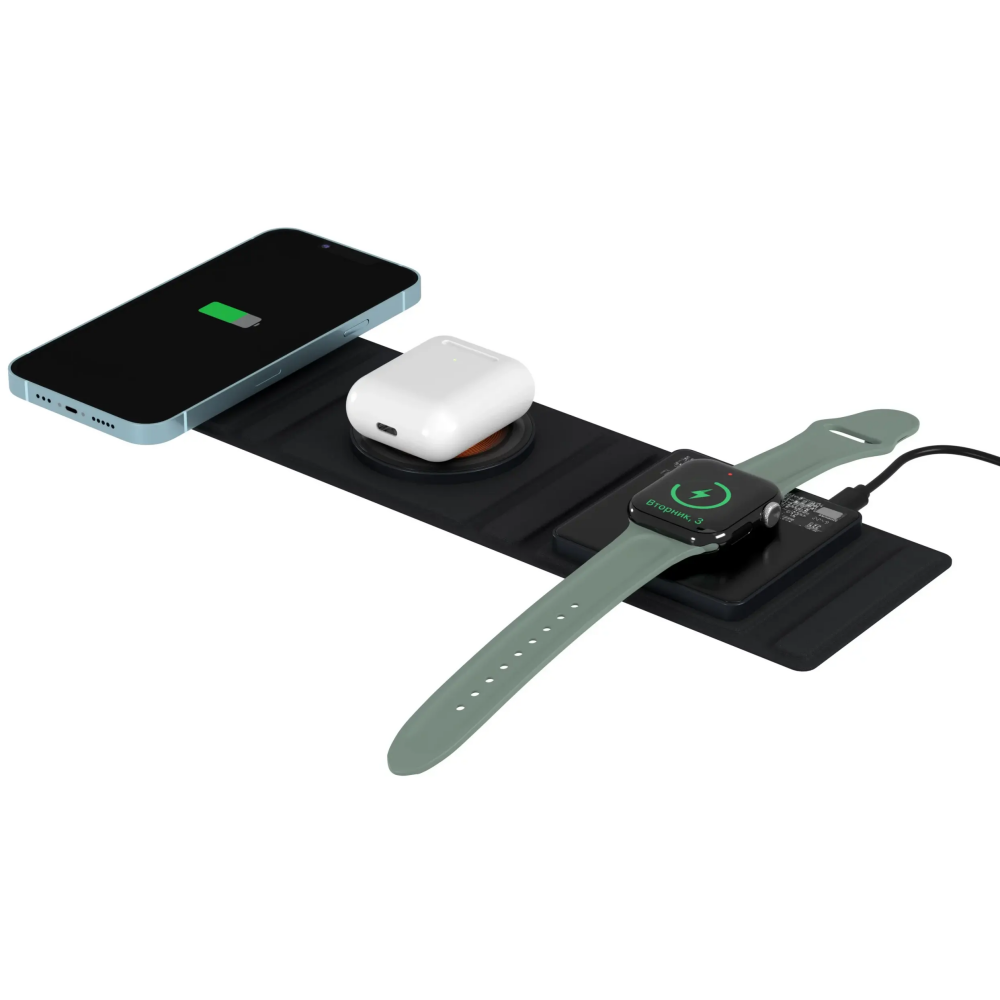 Беспроводное зарядное устройство Lyambda LWC-211 Black - фото 4