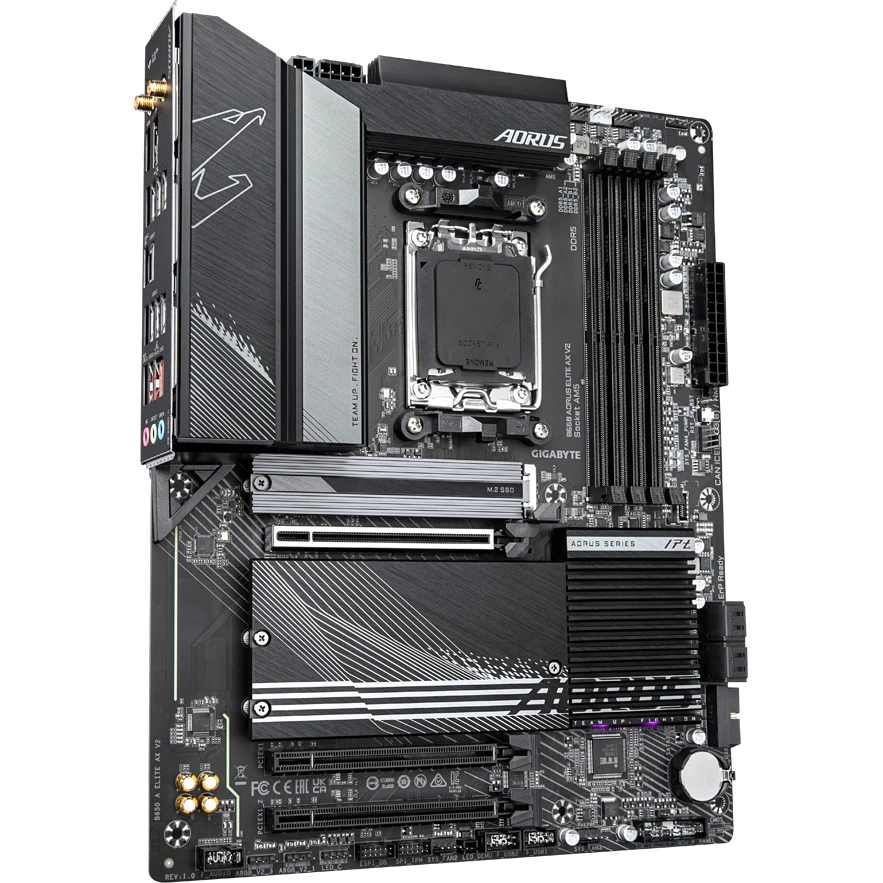 Материнская плата Gigabyte B650 AORUS ELITE AX V2 - фото 2