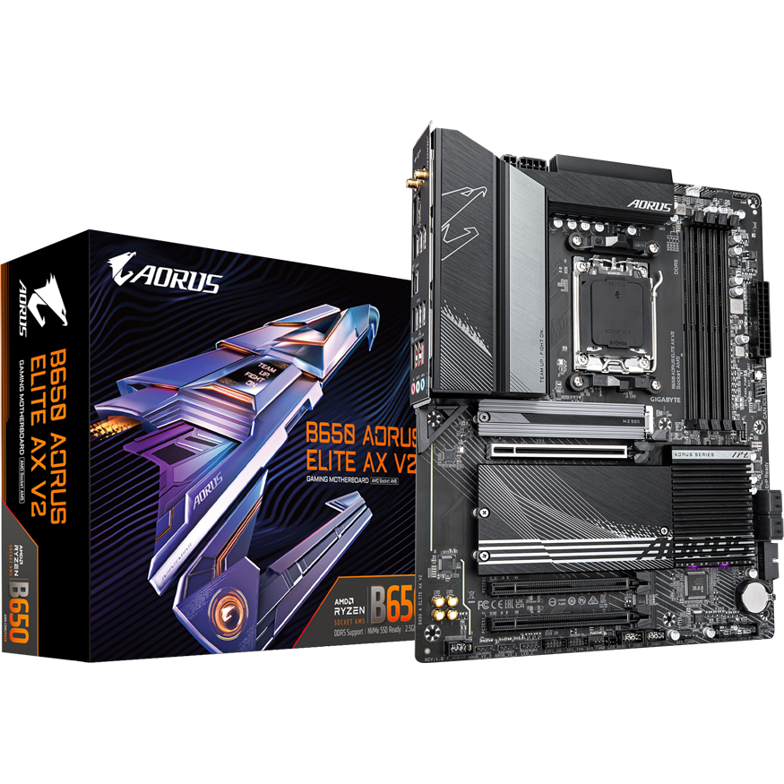 Материнская плата Gigabyte B650 AORUS ELITE AX V2 - фото 4