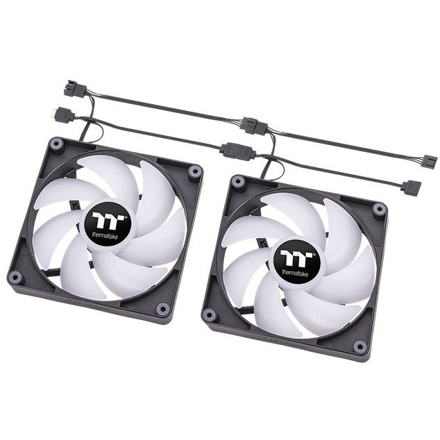 Вентилятор для корпуса Thermaltake CT140 ARGB Sync Fan Black (2-Fan Pack) - CL-F150-PL14SW-A - фото 3