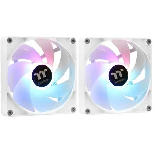 Вентилятор для корпуса Thermaltake CT140 ARGB Sync Fan White (2-Fan Pack) - CL-F154-PL14SW-A