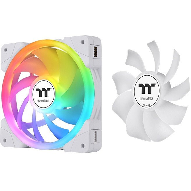 Вентилятор для корпуса Thermaltake Swafan EX12 ARGB Sync Fan White (3-Fan Pack) - CL-F169-PL12SW-A - фото 6