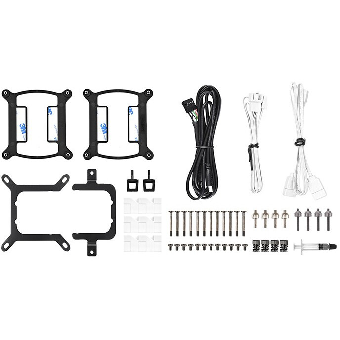 Система жидкостного охлаждения Thermaltake TH360 V2 Ultra ARGB Sync Snow Edition - CL-W405-PL12SW-A - фото 6