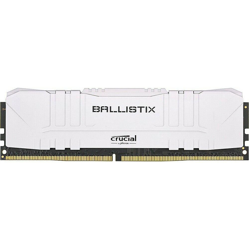 Оперативная память 8Gb DDR4 3000MHz Crucial Ballistix White (BL8G30C15U4W)