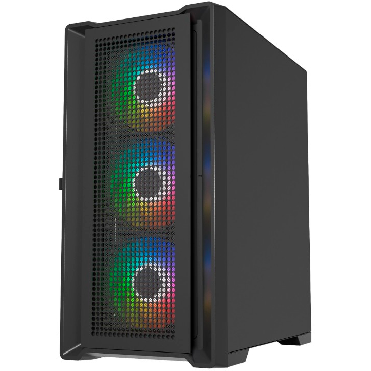 Корпус Powercase Alisio Micro X4B V2 Black - CAMCXB-A4 - фото 4