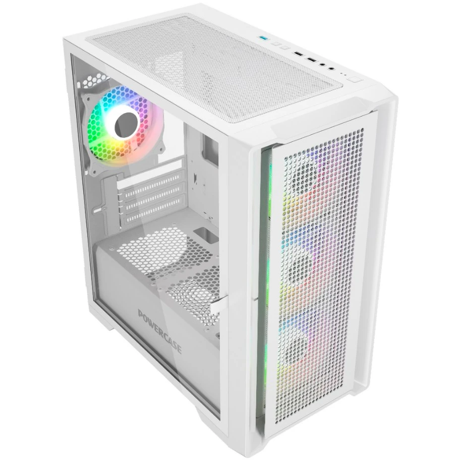 Корпус Powercase Alisio Micro X4W V2 White - CAMCXW-A4 - фото 2