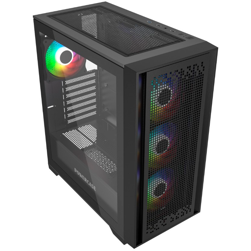 Корпус Powercase ByteFlow Black - CBFB-A4