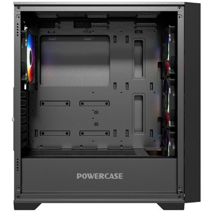 Корпус Powercase ByteFlow Black - CBFB-A4 - фото 5