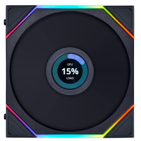 Вентилятор для корпуса Lian Li UNI FAN TL LCD 120 Reverse Black - G99.12RTLLCD1B.(00.R0)