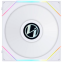 Вентилятор для корпуса Lian Li UNI FAN TL LCD 120 Reverse White - G99.12RTLLCD1W.(00/R0)