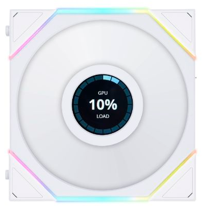 Вентилятор для корпуса Lian Li UNI FAN TL LCD 120 Reverse White - G99.12RTLLCD1W.(00/R0) - фото 2