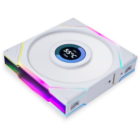 Вентилятор для корпуса Lian Li UNI FAN TL LCD 120 Reverse White - G99.12RTLLCD1W.(00/R0) - фото 3