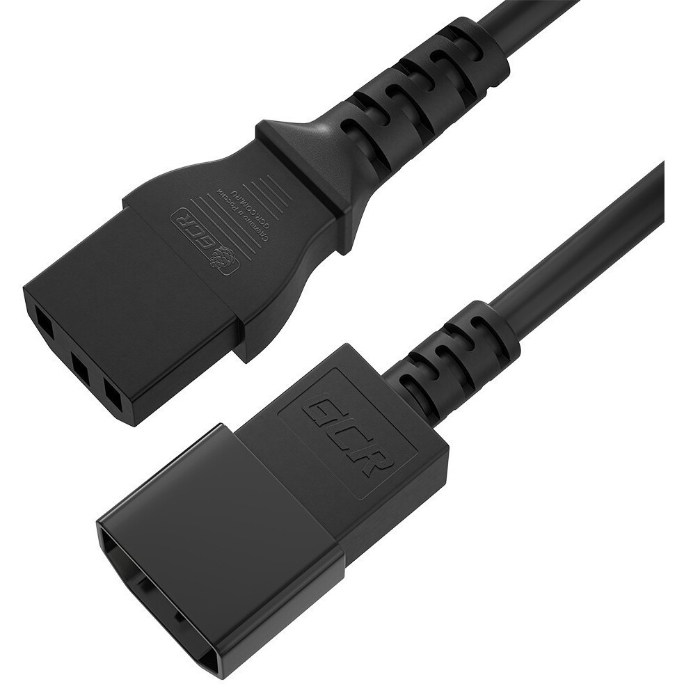 Кабель питания C13 - C14, 1.5м, Greenconnect GCR-54336 - фото 2