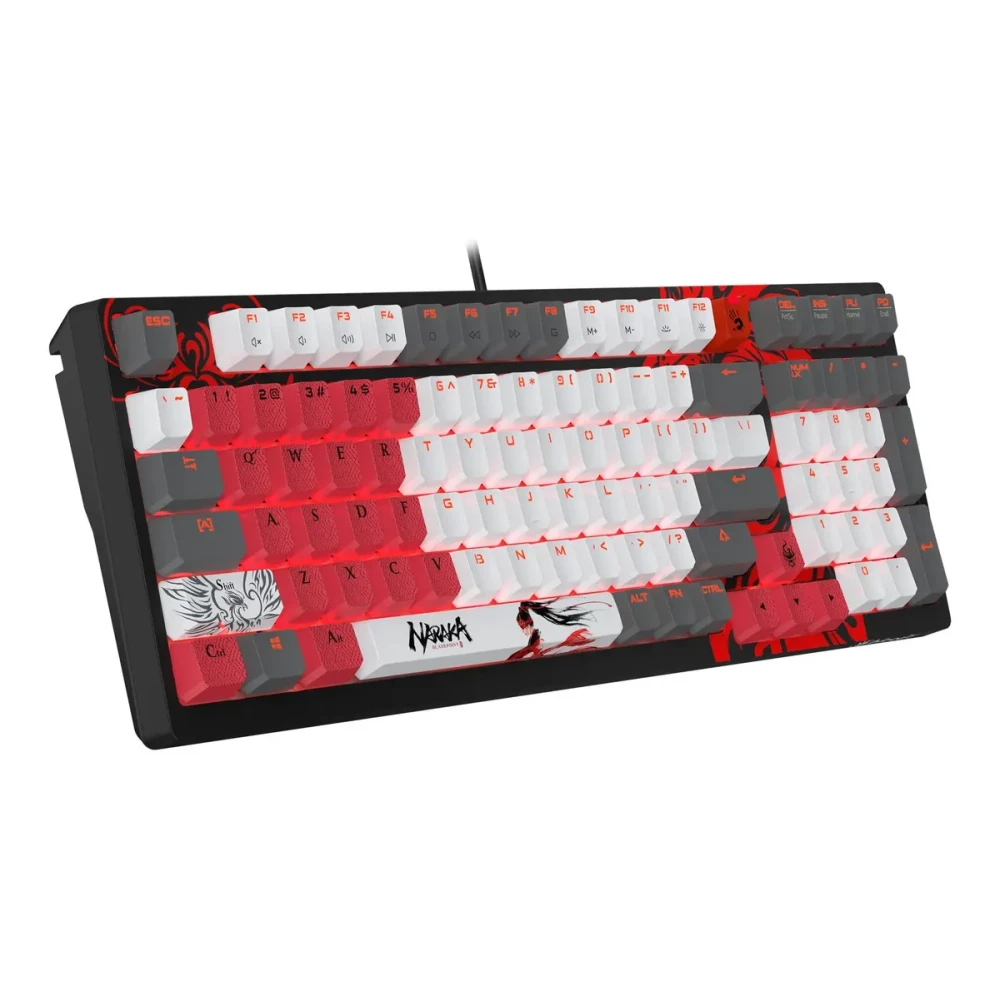 Клавиатура Bloody S98 Naraka BLMS Plus Black/Red - фото 2