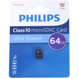 Карта памяти 64Gb MicroSD Philips (FM64MD45B/97)
