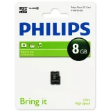 Карта памяти 8Gb MicroSD Philips (FM08MD45B/97)