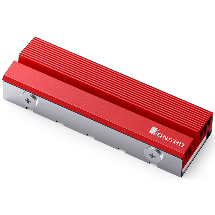 Радиатор для SSD M.2 Jonsbo M.2-6 Red - фото 2